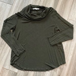LOFT Long-sleeved Cowl Neck Shirt